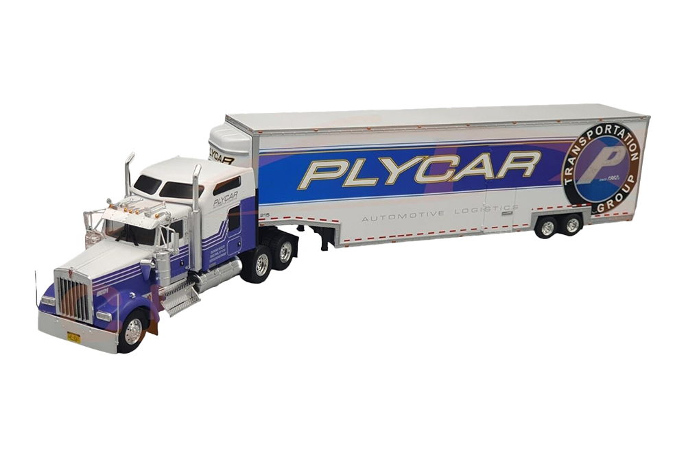 

Модель коллекционная ALTAYA Kenworth W900 1990 фургон plycar, Белый