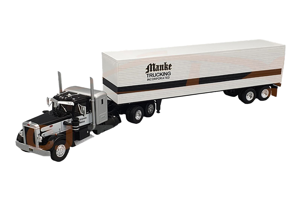 

Модель коллекционная ALTAYA Peterbilt 350 1954 фургон manke trucking, Белый