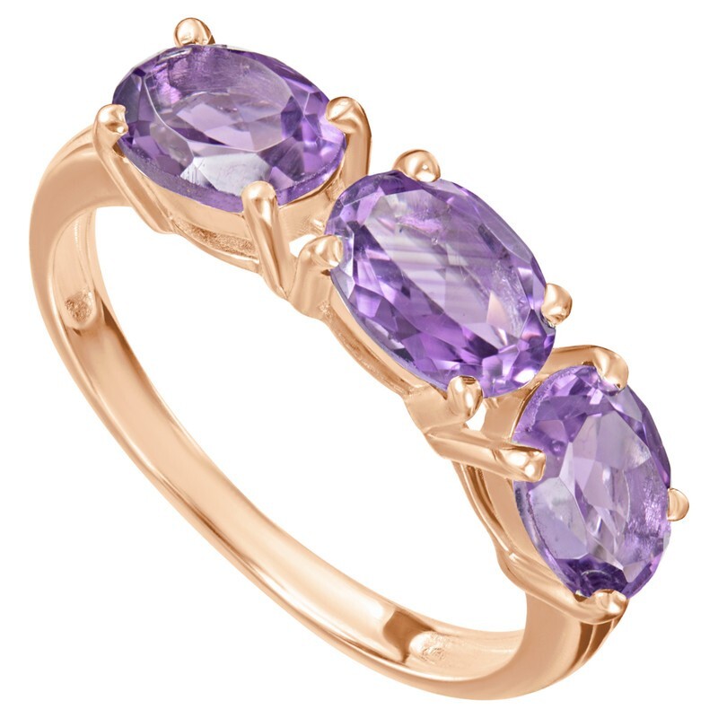 

Кольцо из серебра с аметистом р. LAZURIT-ONLINE 792802, 792802