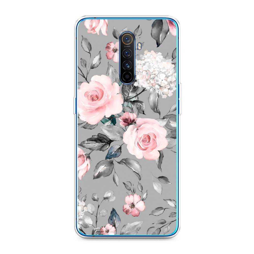 

Чехол Awog "Розы на сером" для Realme X2 Pro, 251750-8