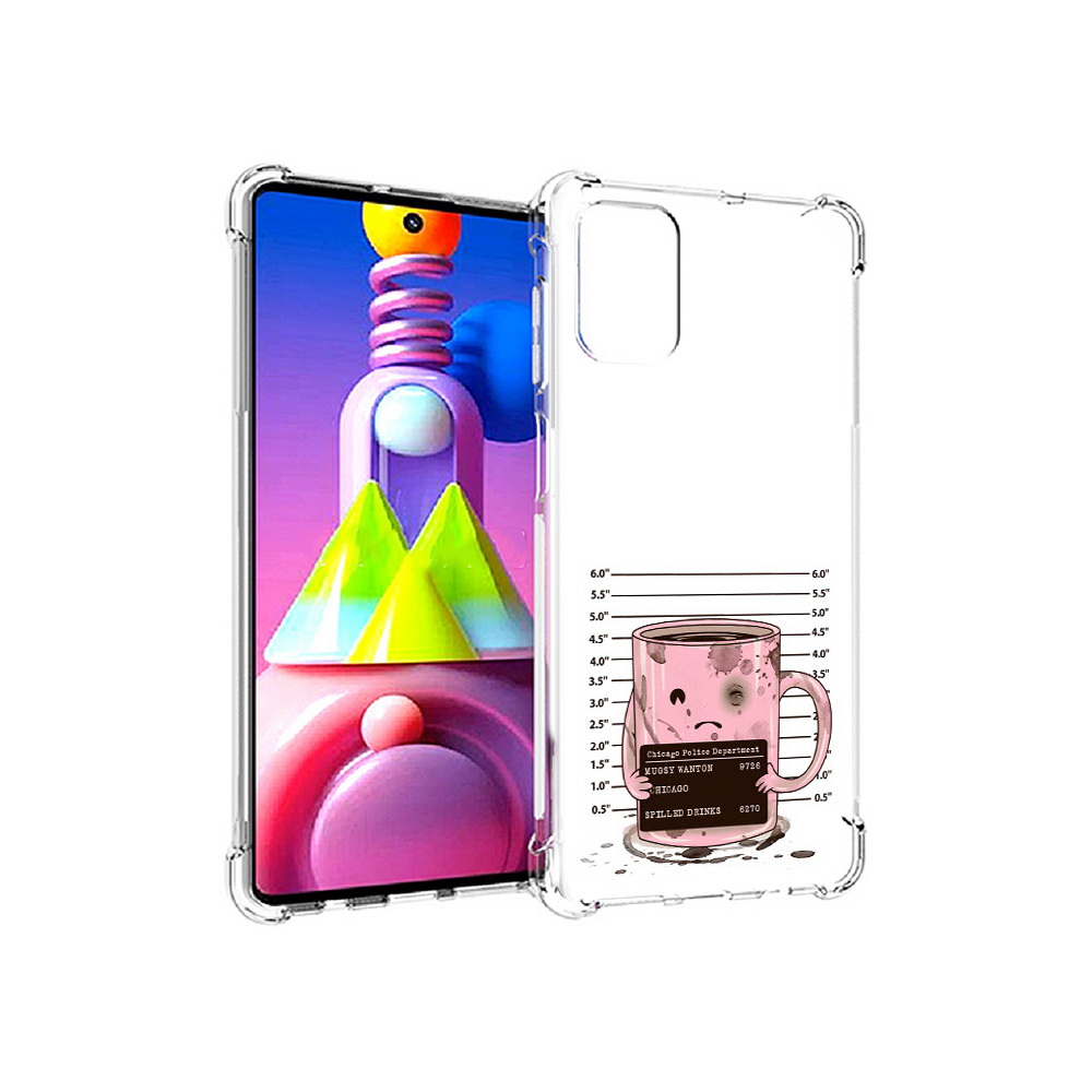 

Чехол MyPads Tocco для Samsung Galaxy M51 кружка (PT156838.490.420), Прозрачный, Tocco