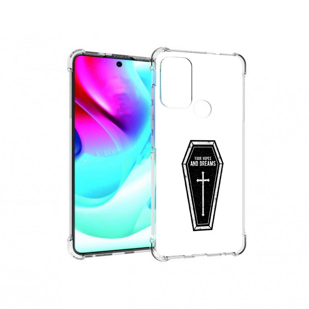 

Чехол MyPads Tocco для Motorola Moto G60S гроб с мечтами (PT227079.361.299), Прозрачный, Tocco