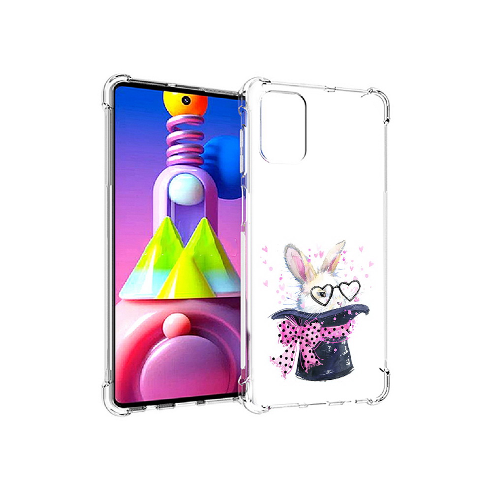 Чехол MyPads Tocco для Samsung Galaxy M51 кролик в шляпе (PT156838.490.418)
