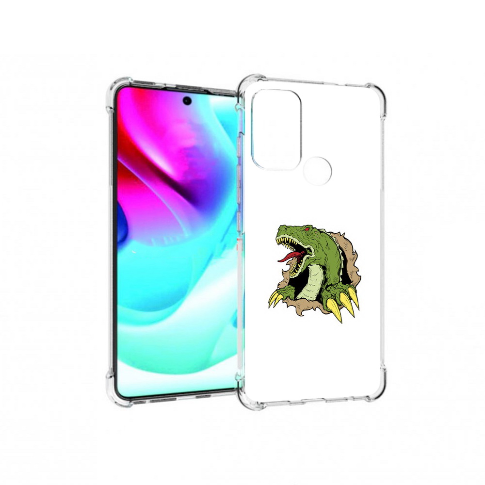 

Чехол MyPads Tocco для Motorola Moto G60S годзила (PT227079.361.290), Прозрачный, Tocco