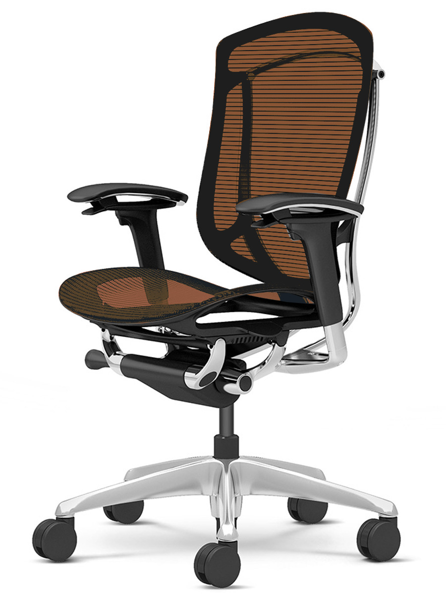 Офисное кресло Okamura Contessa 12470-2, коричневый