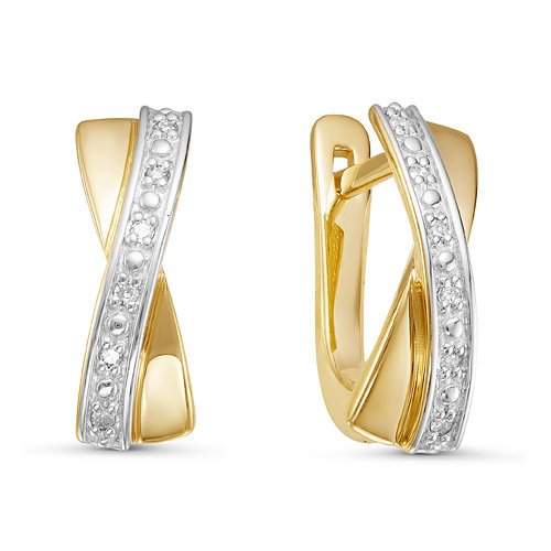 

Серьги из красного золота Дельта БР121008л, бриллиант, БР121008л