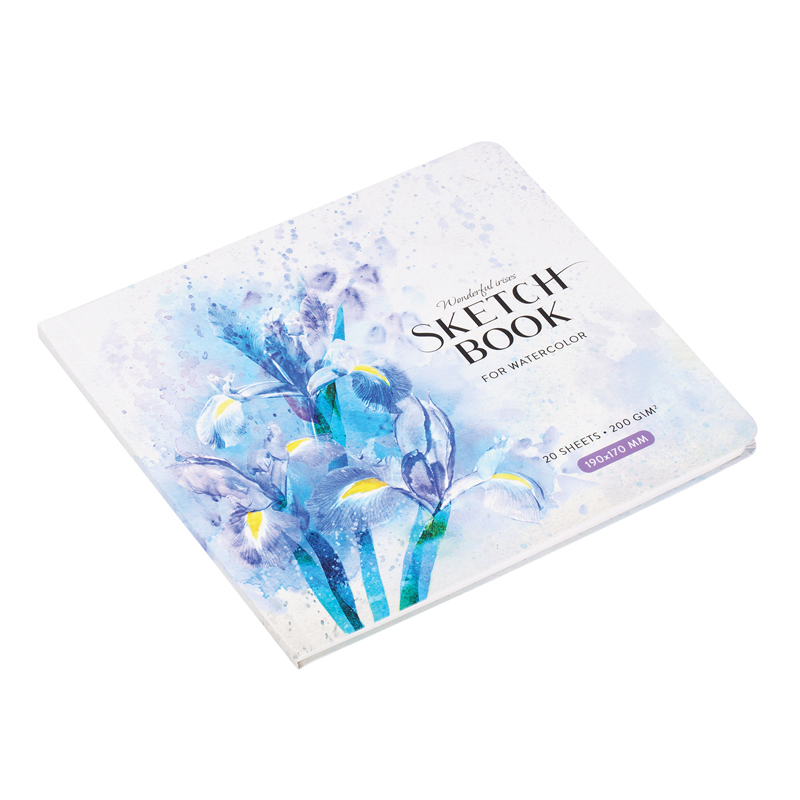 

Блокнот для акварели 190x170мм, 20л Greenwich Line Irises (200 г/квм) (SkBWg_37698), 20шт