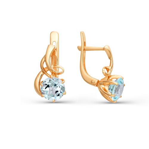 

Серьги из красного золота Гранат 2180181, гранат, 2180181