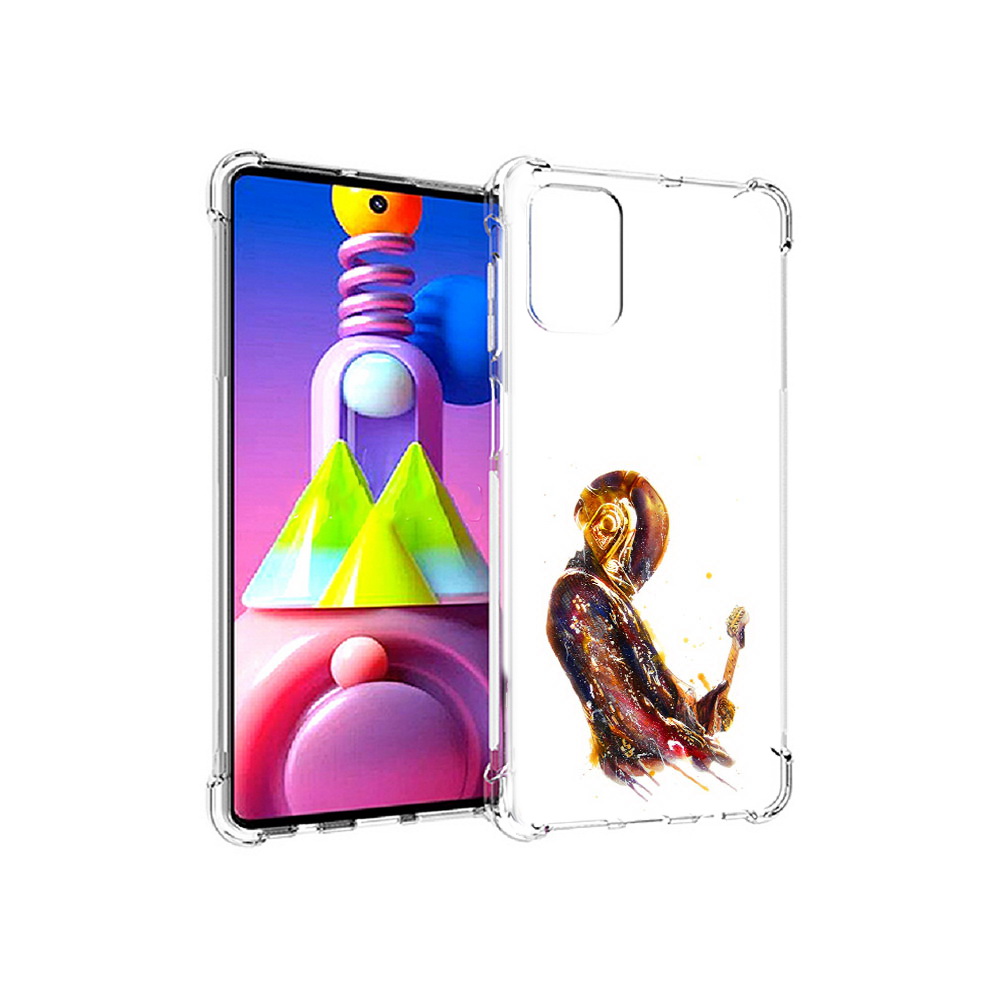 

Чехол MyPads Tocco для Samsung Galaxy M51 космо-музыкант (PT156838.490.393), Прозрачный, Tocco