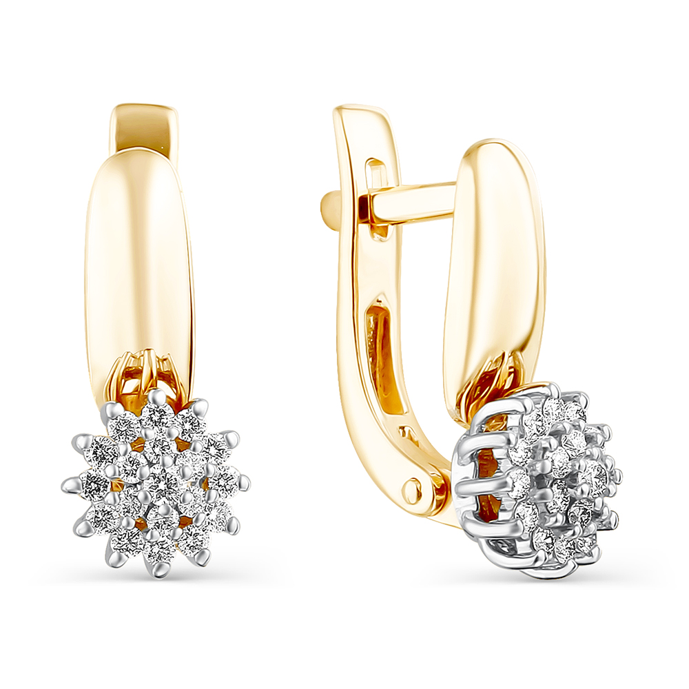 

Серьги из красного золота Prestige С-148-01, бриллиант, С-148-01