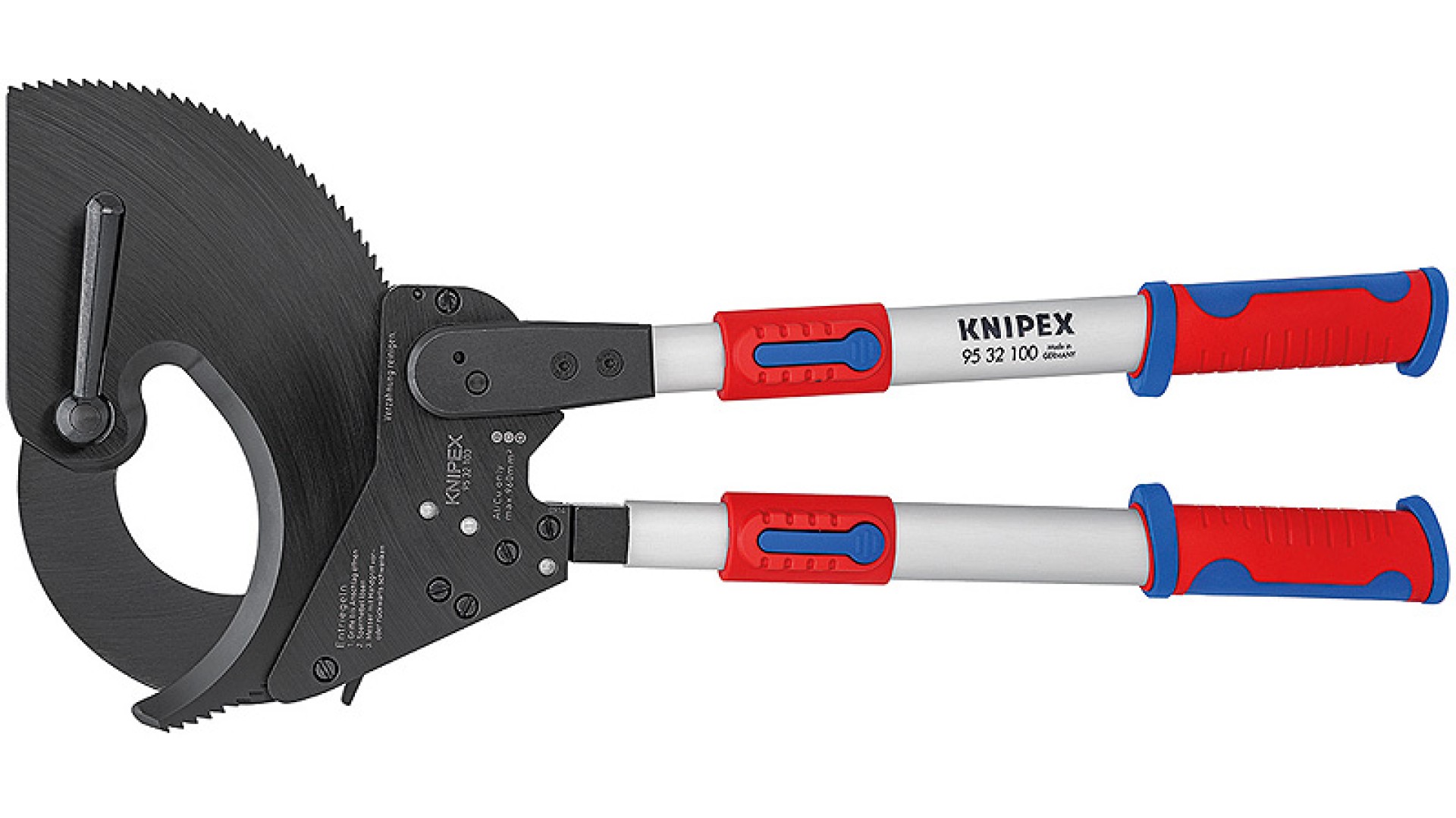 Кабелерез Knipex KN-9532100 с трещоткой, 100 мм (960 мм?, MCM 1900), 680 мм