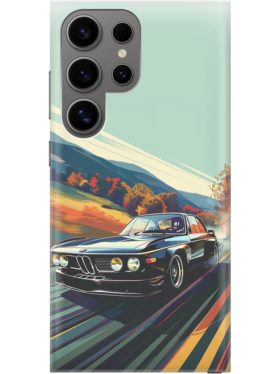 

Силиконовый чехол на Samsung Galaxy S24 Ultra с принтом "Гоночный BMW", Прозрачный;оранжевый;черный, 779823585