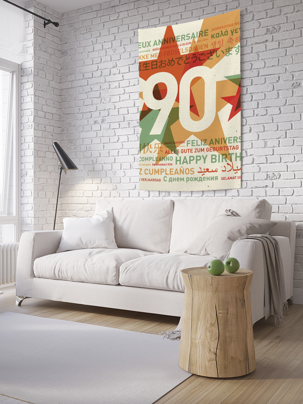 

Вертикальное фотопанно на стену JoyArty Звездые цифры 150x200 см, Звездые цифры