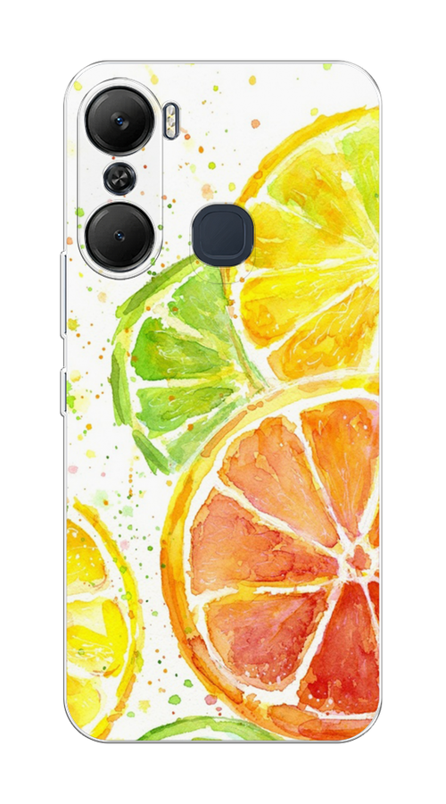 

Чехол на Infinix Hot 12 Pro "Цитрусовые", Белый;желтый;красный;зеленый, 3102450-1