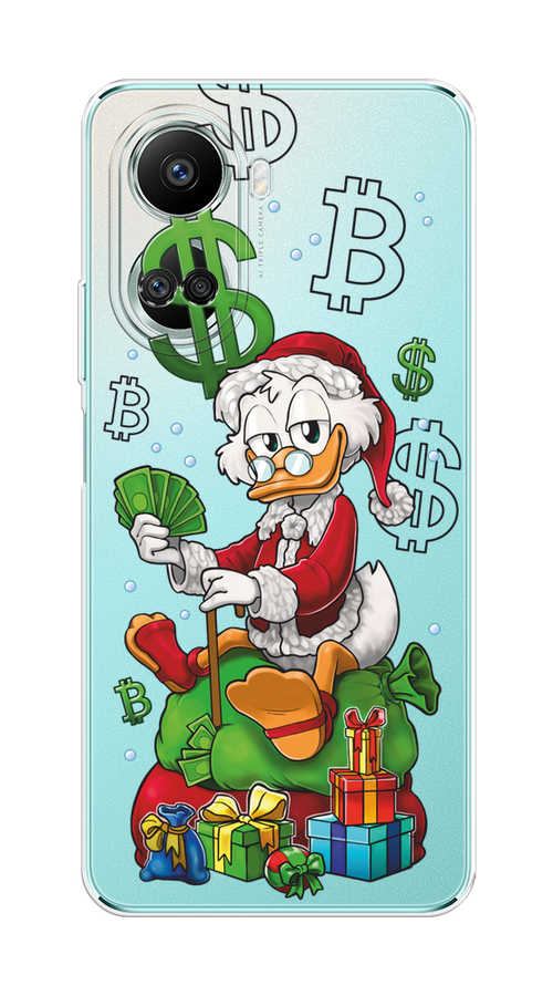 

Чехол на Huawei nova 10 SE "Богатый санта Скрудж Макдак", Белый;красный;зеленый, 6109650-1