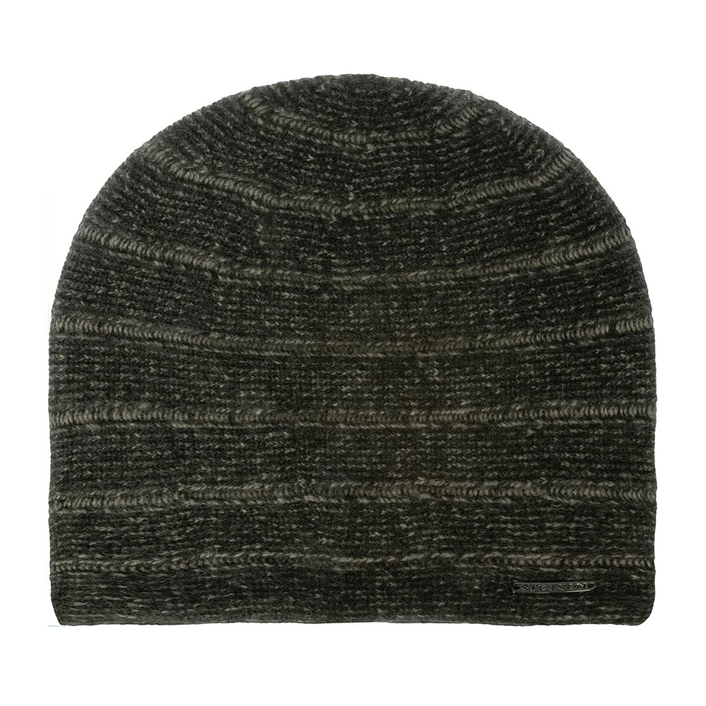 Шапка бини унисекс Stetson 8699209 LONG BEANIE CASHMERE серая, one size