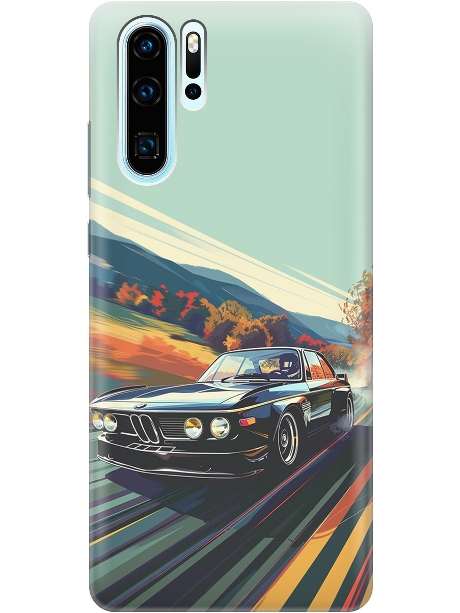 

Силиконовый чехол на Huawei P30 Pro с принтом "Гоночный BMW", Прозрачный;оранжевый;черный, 720762485