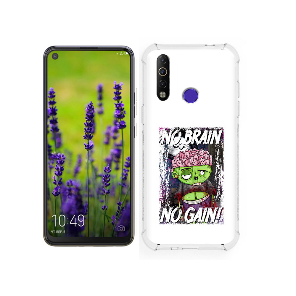 

Чехол MyPads Tocco для Tecno Camon 12 глупый зомби, Tocco