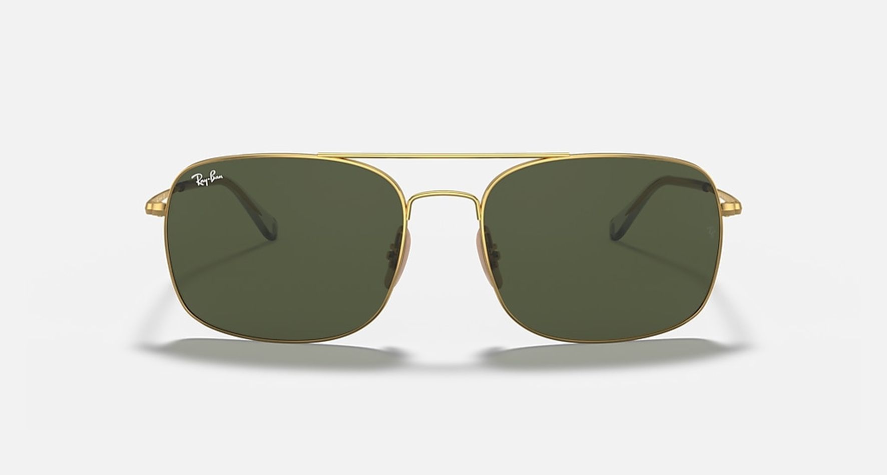 Солнцезащитные очки унисекс Ray-Ban RB3611 золотые