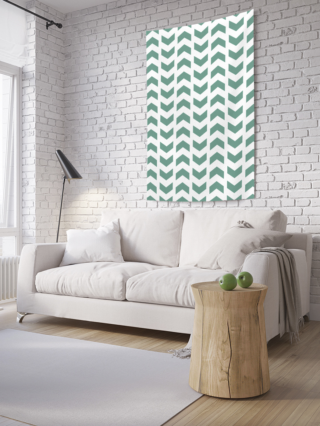 

Вертикальное фотопанно на стену JoyArty Стиль зигзаг 150x200 см, Стиль зигзаг
