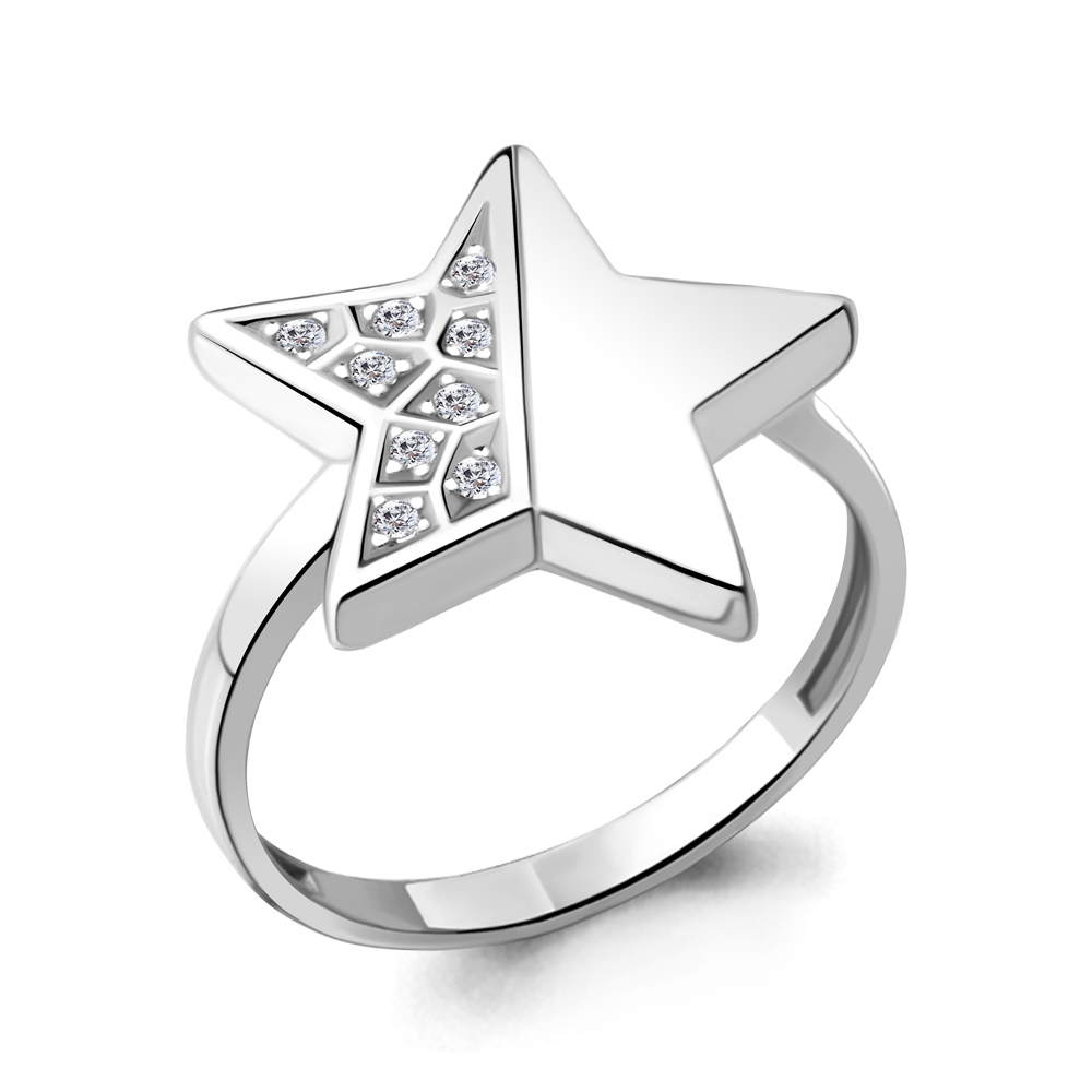

Кольцо из серебра с фианитом Aquamarine Aquamarine 67157А_925_р р. 17, 67157А_925_р