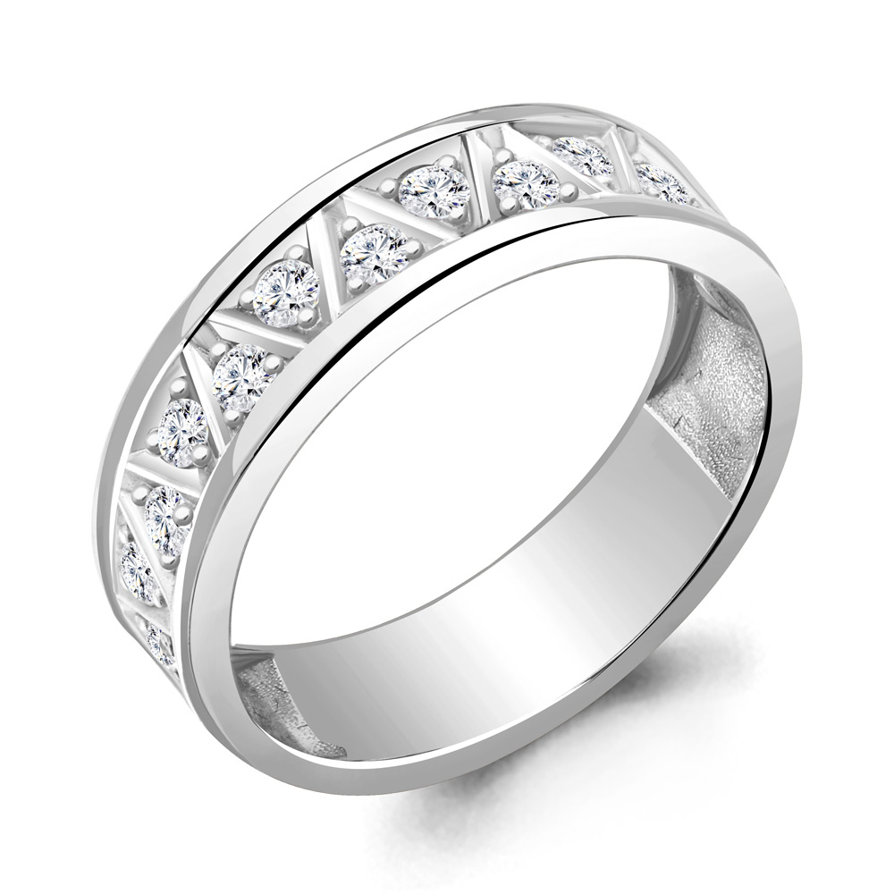 

Кольцо из серебра с фианитом Aquamarine Aquamarine 67152А_925_р р. 18,5, 67152А_925_р