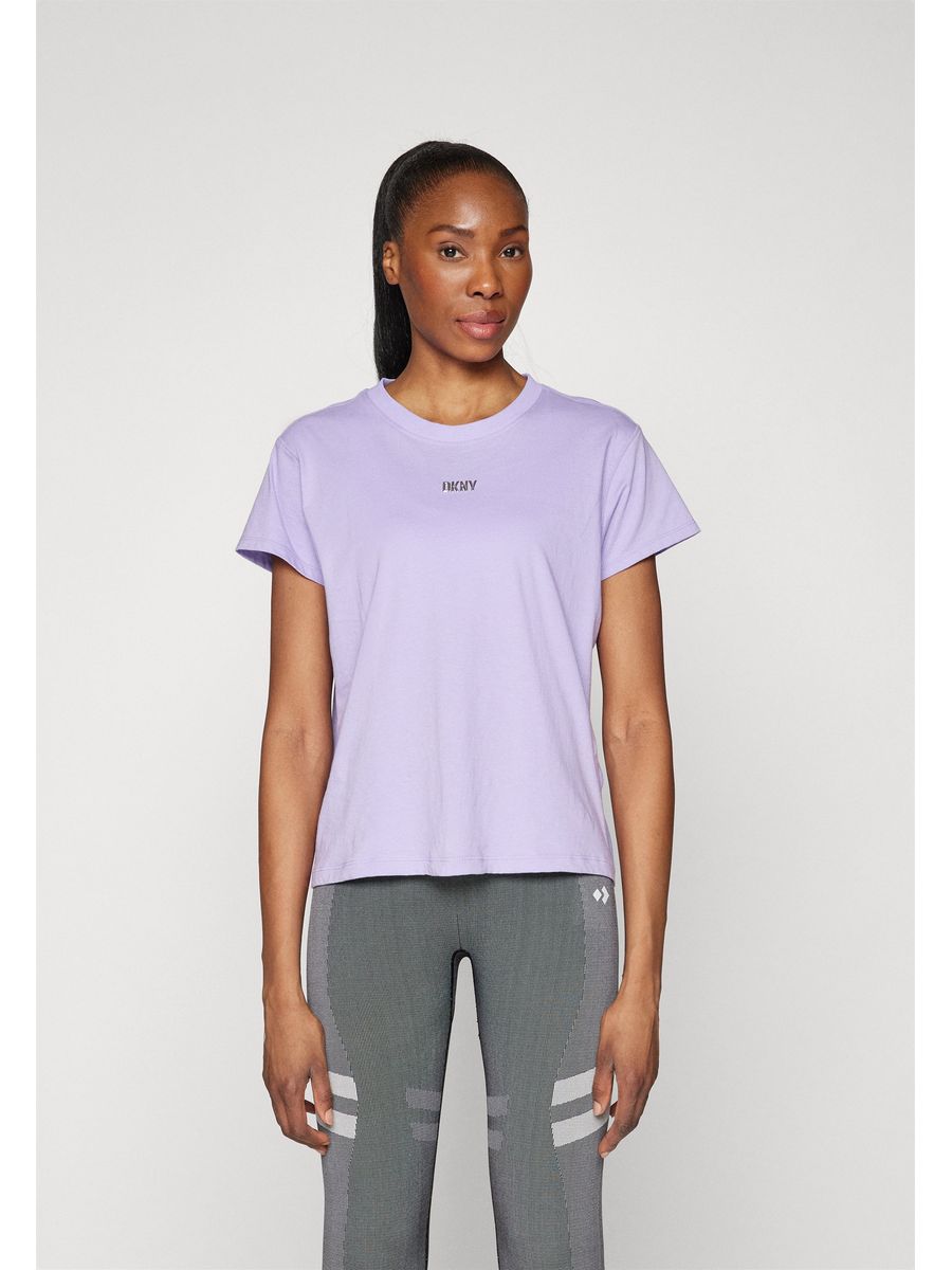 

Футболка женская DKNY DK141D02U серая L, Серый, DK141D02U