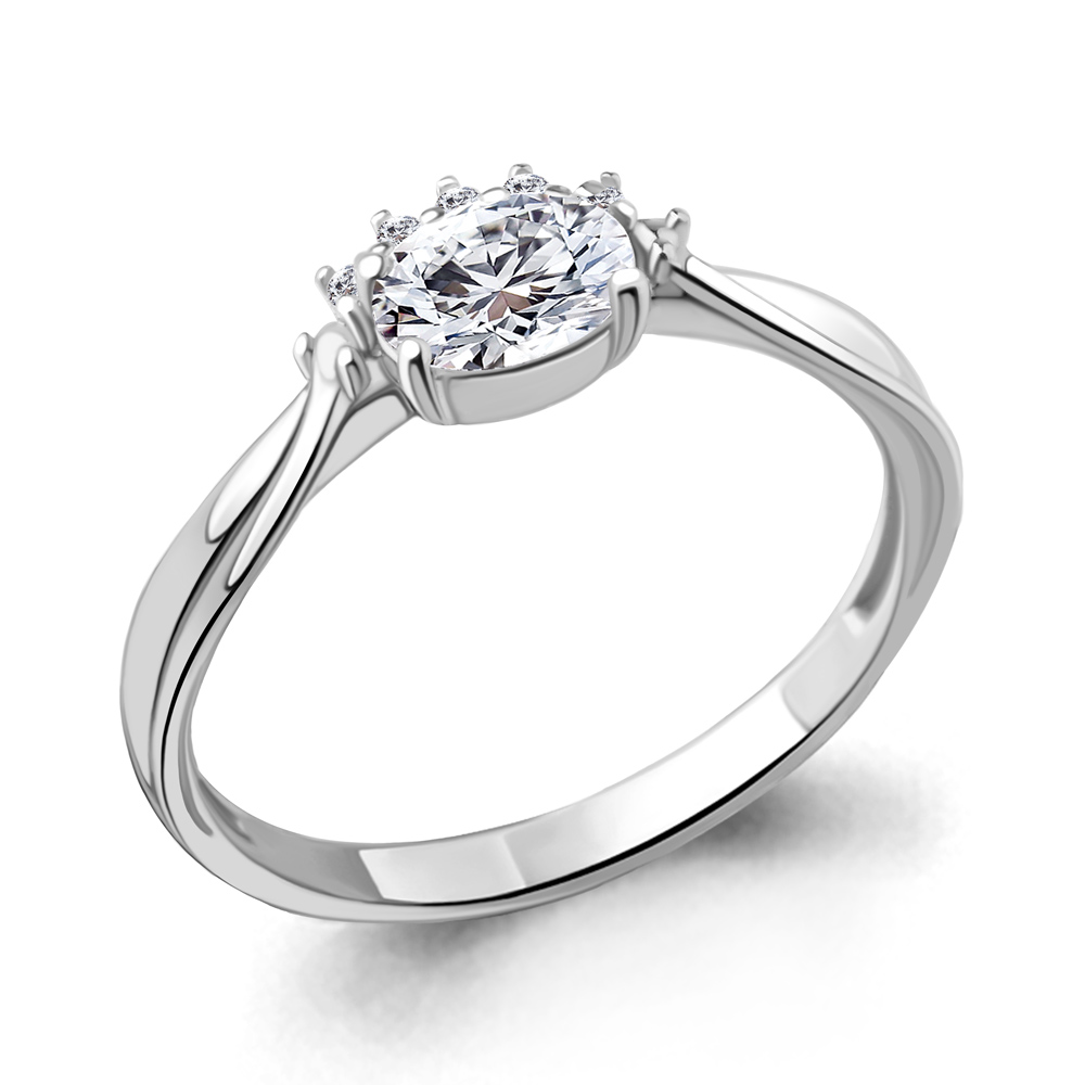 

Кольцо из серебра с фианитом Aquamarine Aquamarine 67147А_925_р р. 17, 67147А_925_р