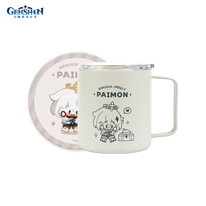 

Термокружка Genshin Impact Paimon, Белый, Paimon