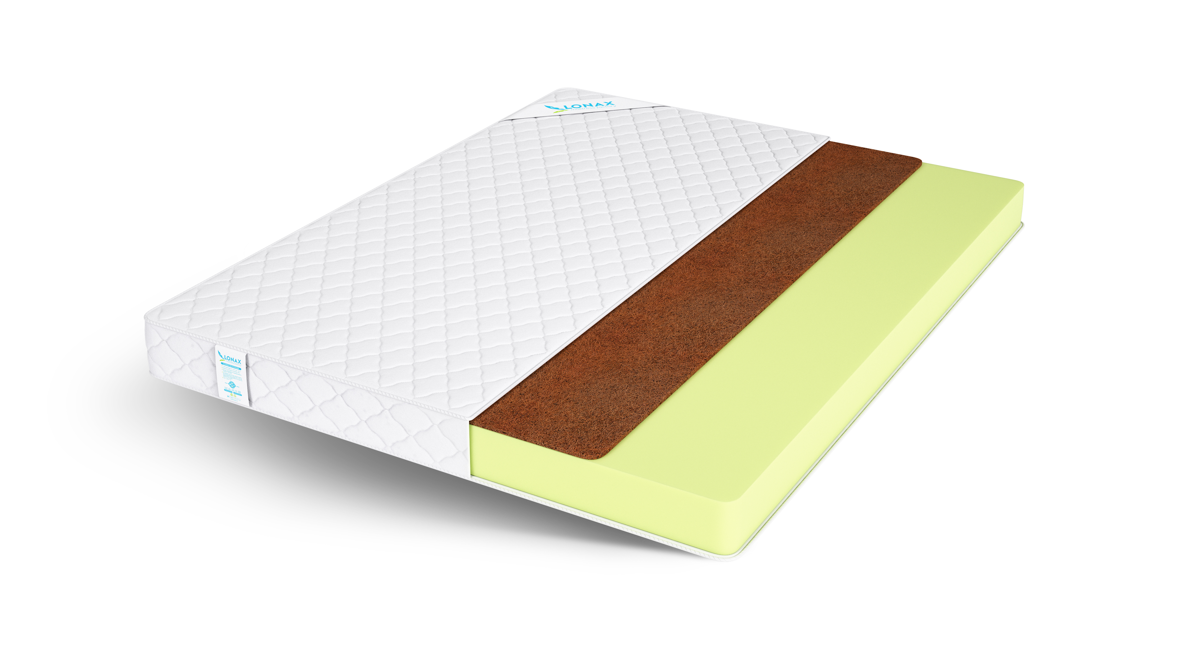 

Матрас беспружинный Lonax ROLL COCOS ECO/chstds_lonLRCE_80x155, Lonax ROLL COCOS ECO