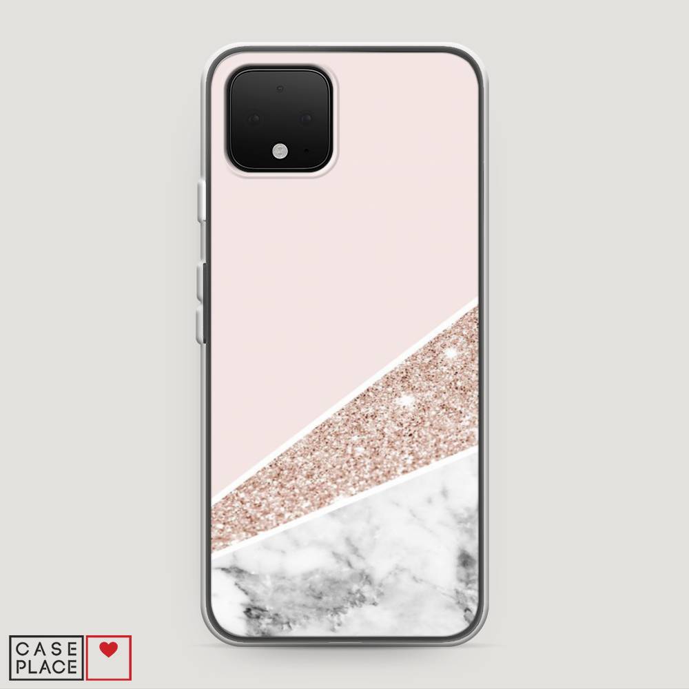 

Чехол на Google Pixel 4 "Блестящий розовый мрамор", 270250-3