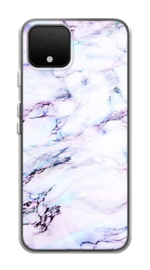 

Чехол на Google Pixel 4 "Радужный мрамор", Серый;фиолетовый, 270250-3