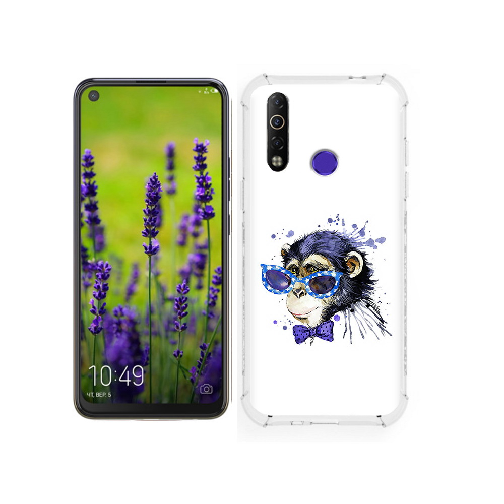 

Чехол MyPads Tocco для Tecno Camon 12 акварельная обезьяна, Tocco