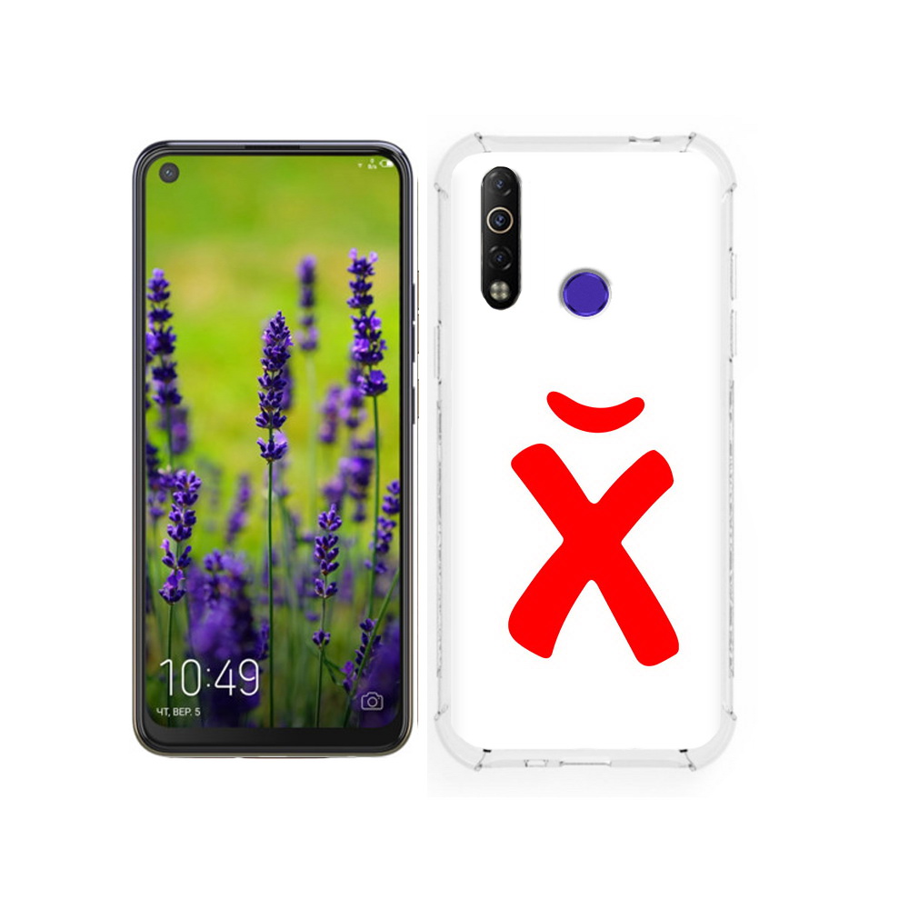 

Чехол MyPads Tocco для Tecno Camon 12 абстракция буква х, Tocco