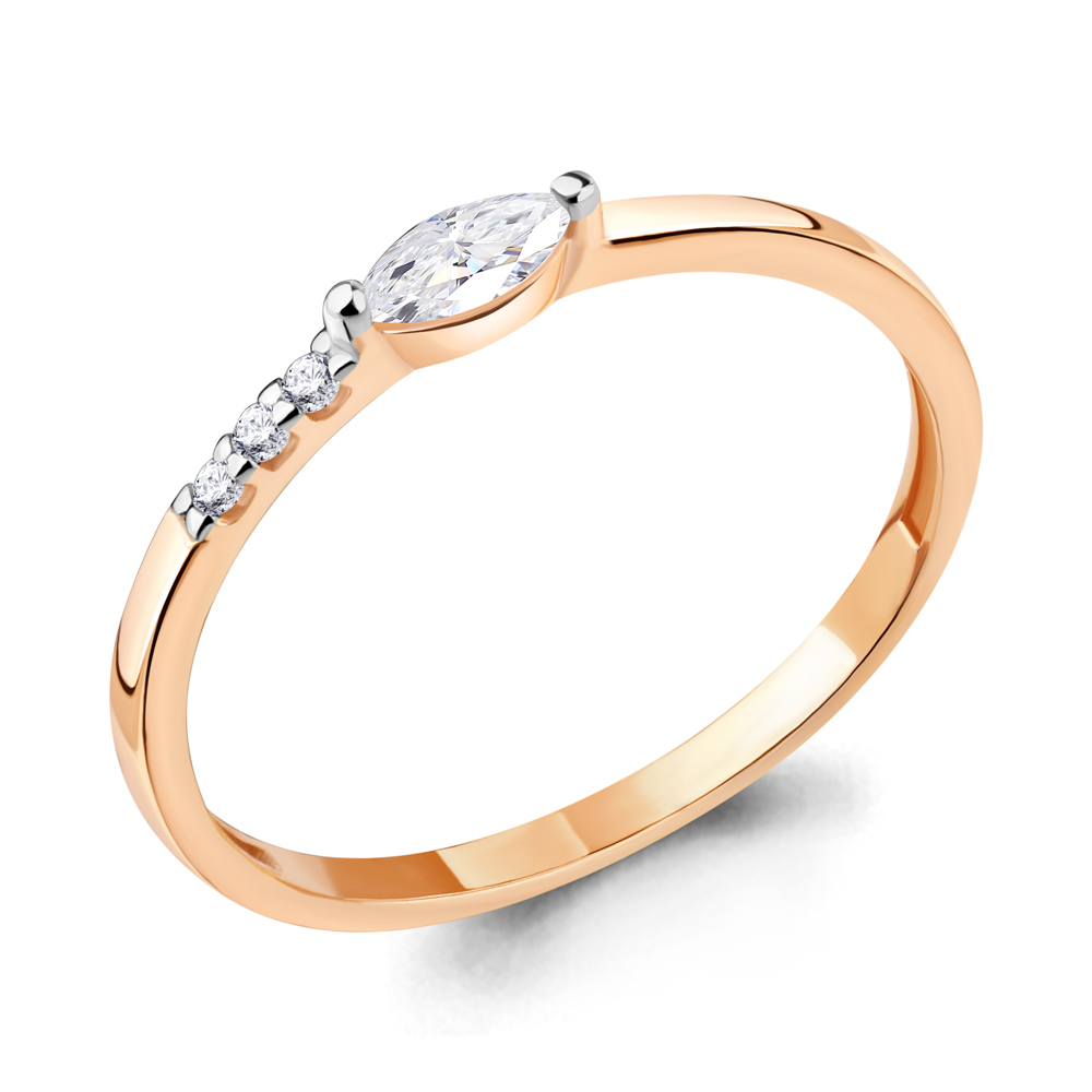

Кольцо из серебра с фианитом Aquamarine Aquamarine 67134А_925_з р. 19,5, 67134А_925_з