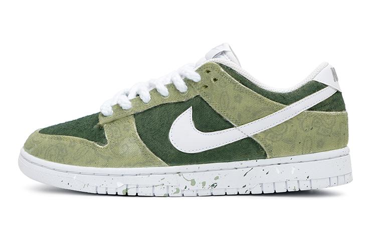 

Кеды унисекс Nike Dunk Low ESS зеленые 40.5 EU, Зеленый, Dunk Low ESS