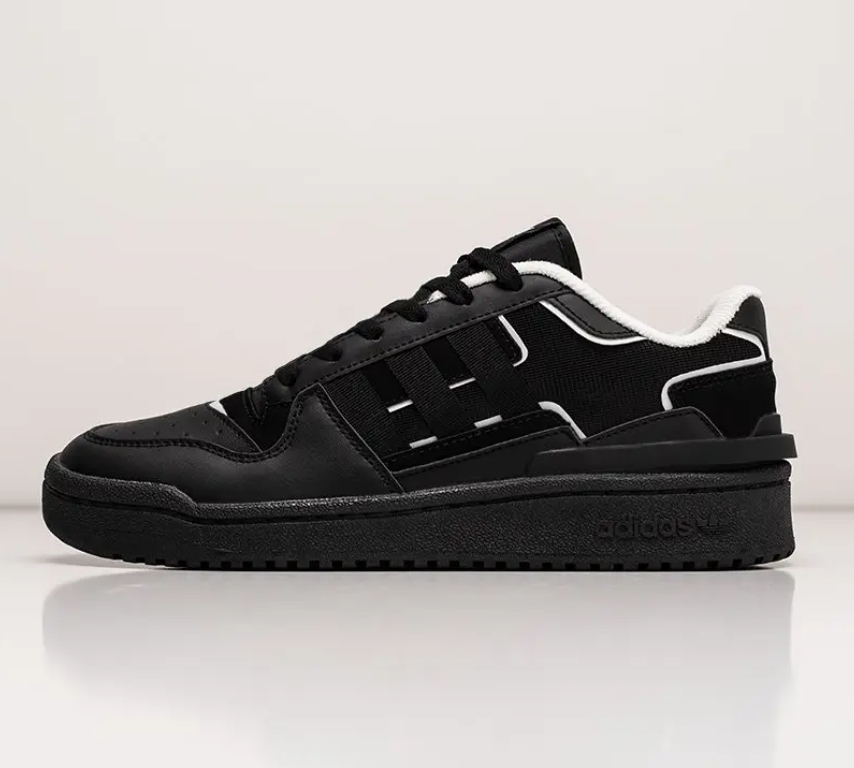 

Кроссовки мужские Adidas FORUM черные 42 RU, Черный, FORUM