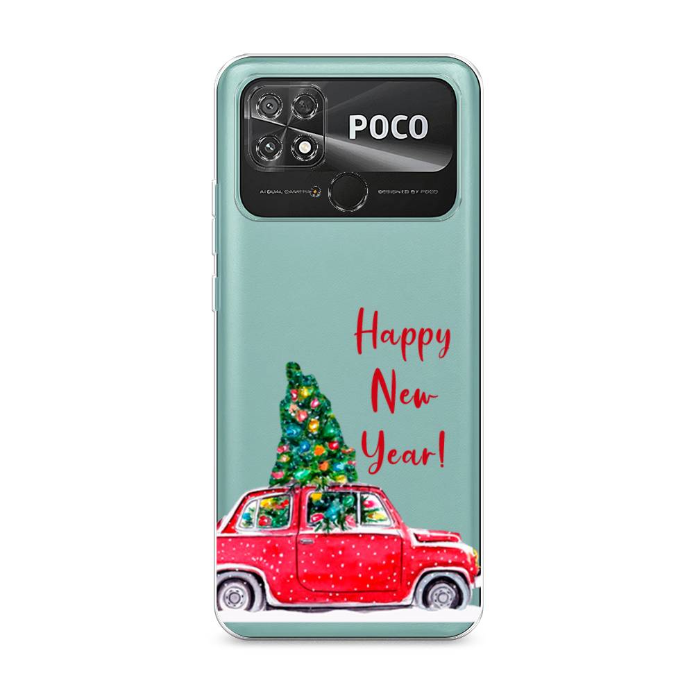 

Чехол для Xiaomi Poco C40 "Happy New Year", Красный;зеленый, 315850-5