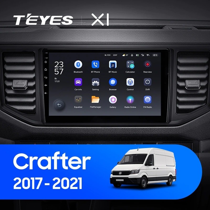 Штатная магнитола Teyes X1 4G 232 Volkswagen Crafter 2017-2021 2770000₽
