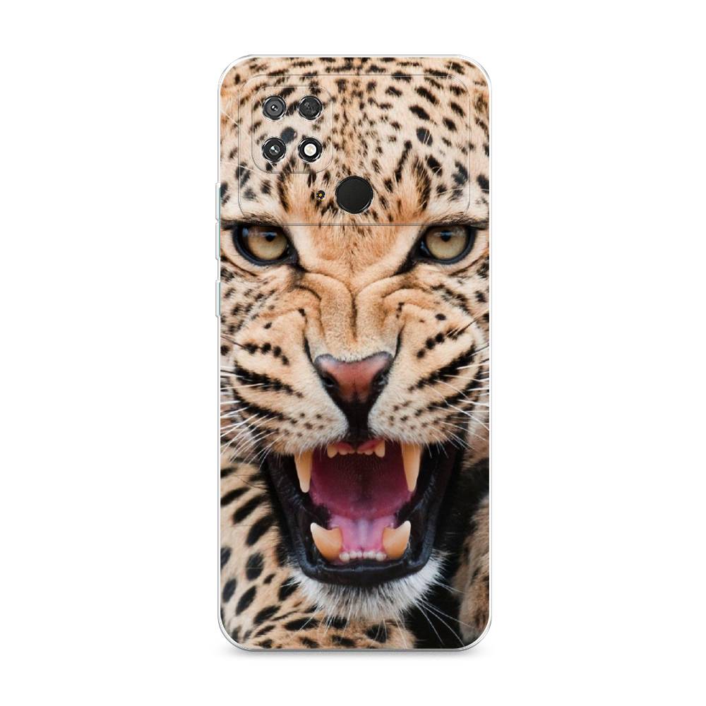 

Чехол для Xiaomi Poco C40 "Леопард 3d", Бежевый;черный, 315850-6