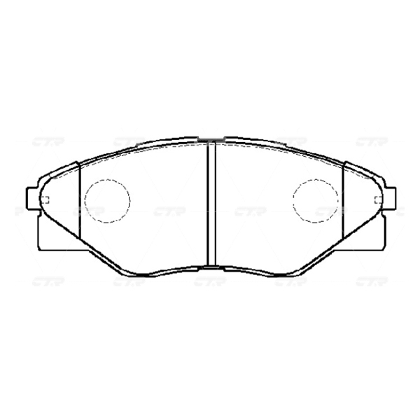 

(новый номер GK1194) Колодки тормозные