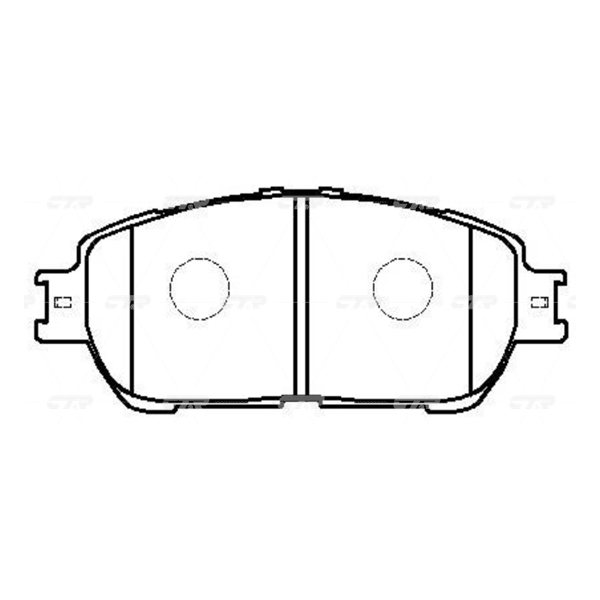 

Тормозные колодки Ctr передние дисковые ckt114