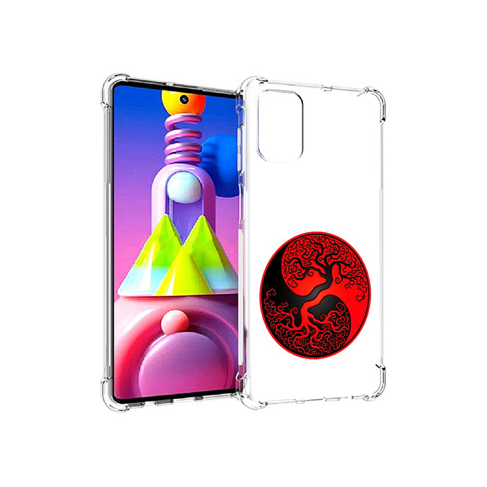

Чехол MyPads Tocco для Samsung Galaxy M51 инь янь дерево (PT156838.490.379), Прозрачный, Tocco
