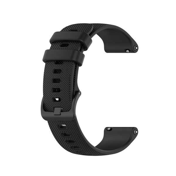

Ремешок 22 мм для Garmin Vivoactive 4, Venu 2 силиконовый быстросъемный Черный