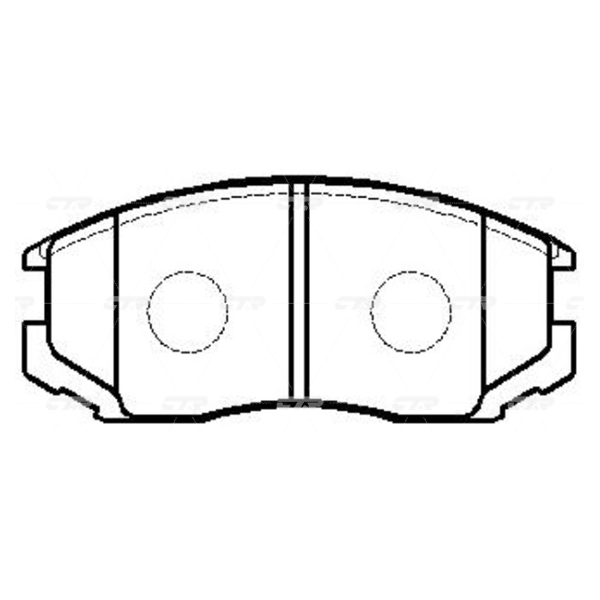 

Колодки тормозные Ctr ckd15