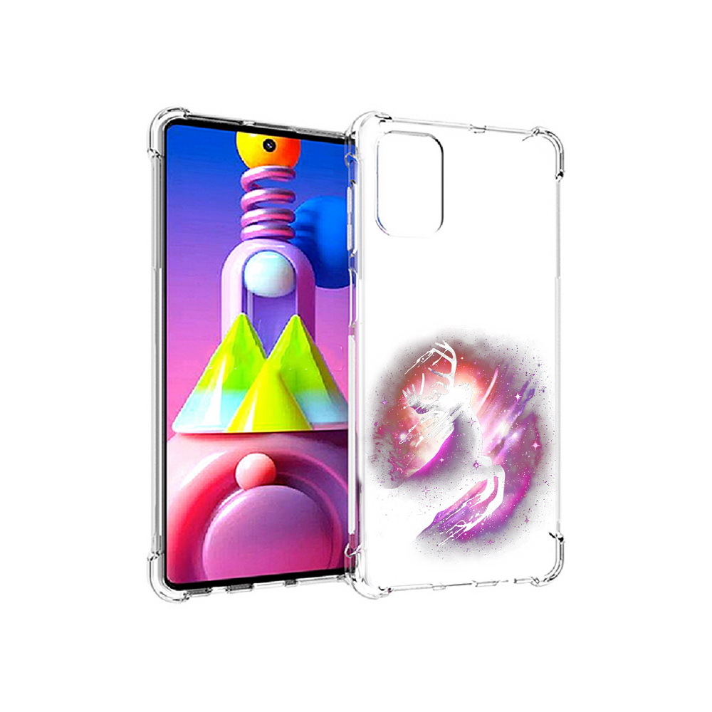 

Чехол MyPads Tocco для Samsung Galaxy M51 звездный олень (PT156838.490.354), Прозрачный, Tocco