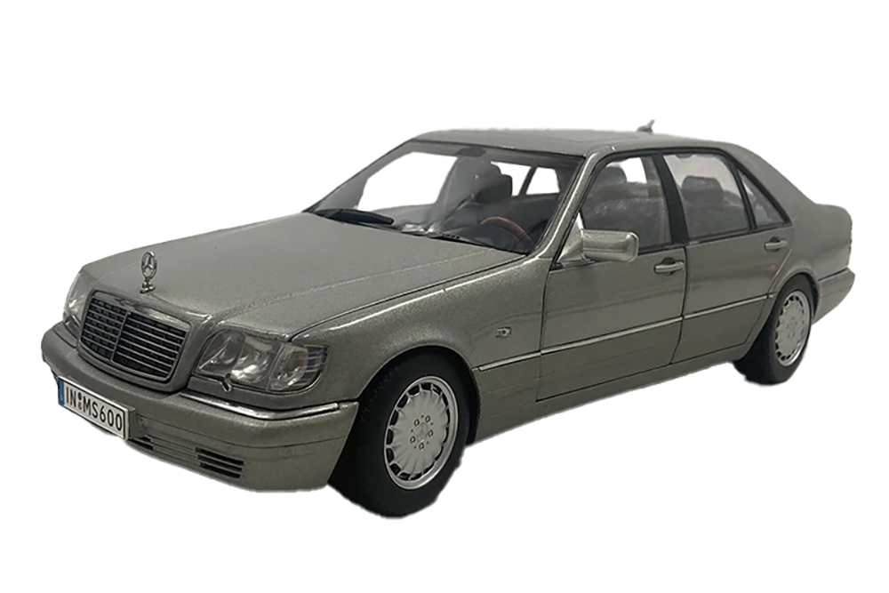 Модель коллекционная Mercedes W140 s-class S600 1994-98 silver / мерседес С600 серебристый