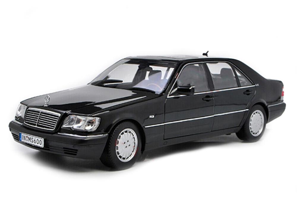 Модель коллекционная PAUDI Mercedes W140 s-class S600 1994-98 black / мерседес С600 черный