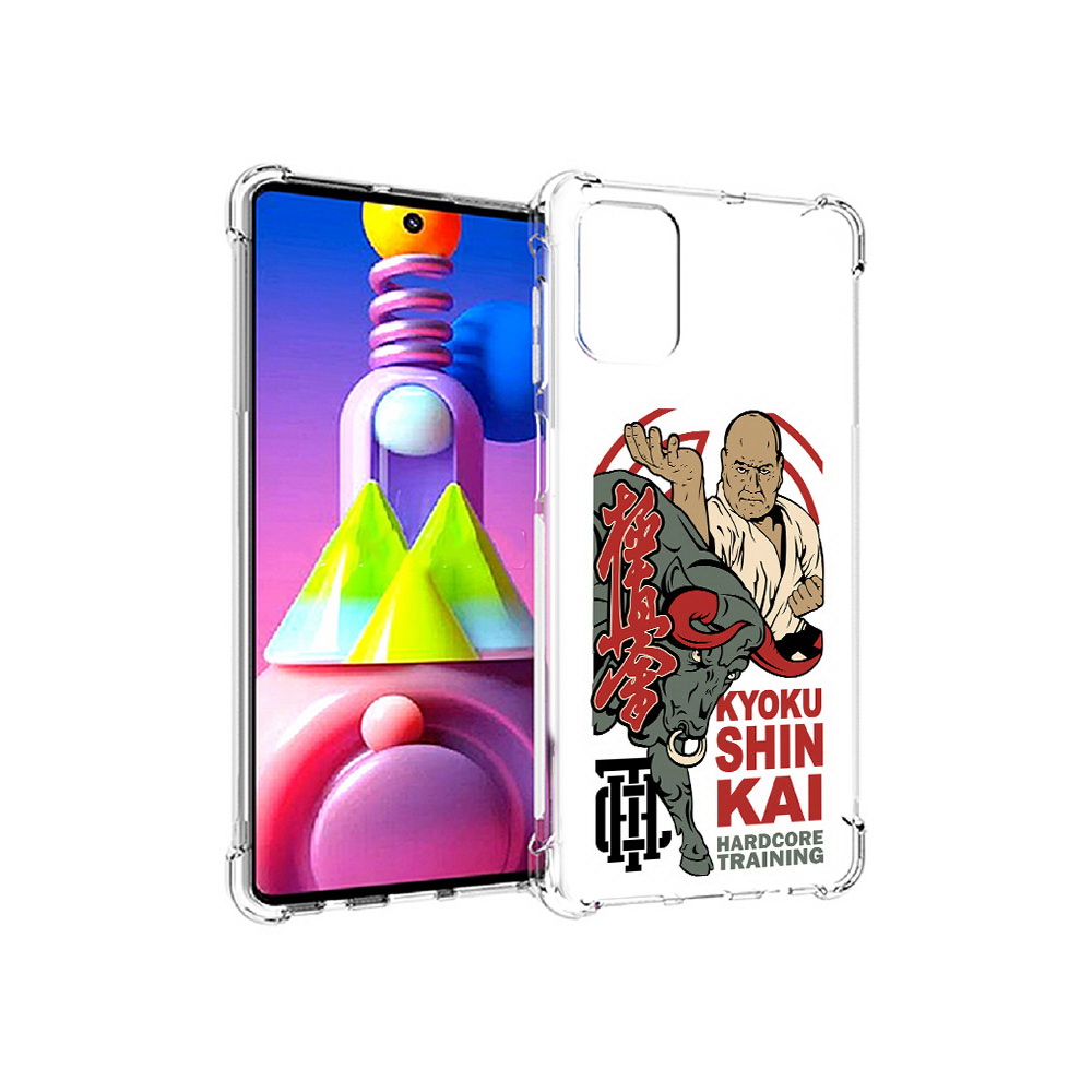 

Чехол MyPads Tocco для Samsung Galaxy M51 единоборства рисунок (PT156838.490.343), Прозрачный, Tocco