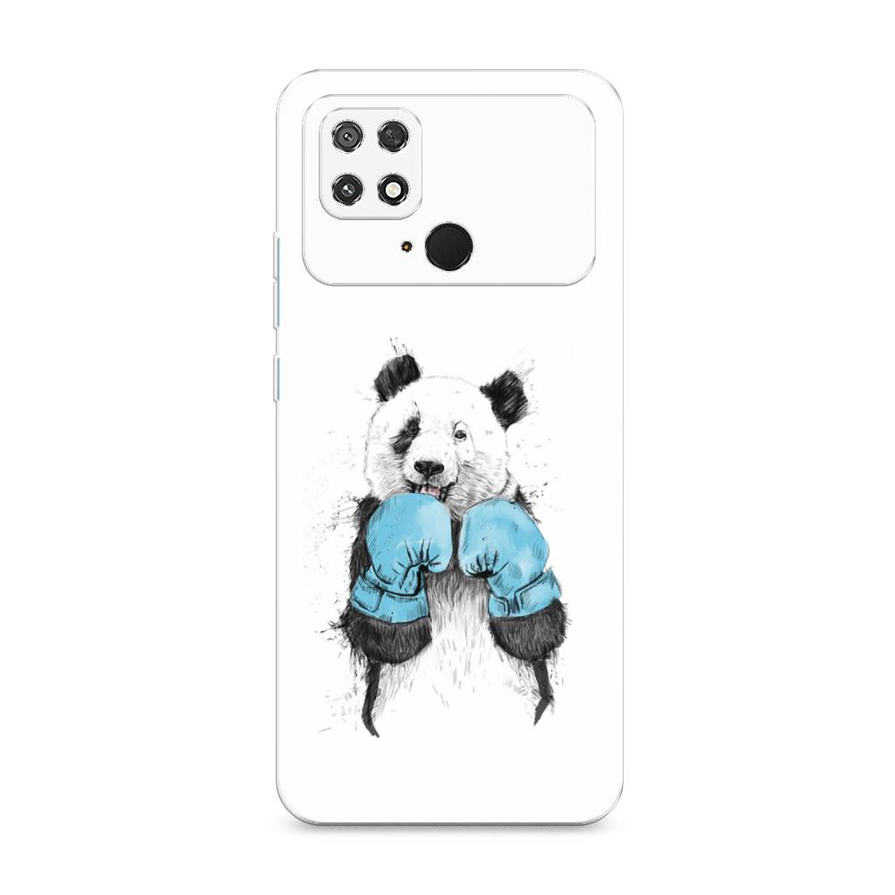 

Чехол для Xiaomi Poco C40 "Панда боксер", Голубой;белый;серый, 315850-1